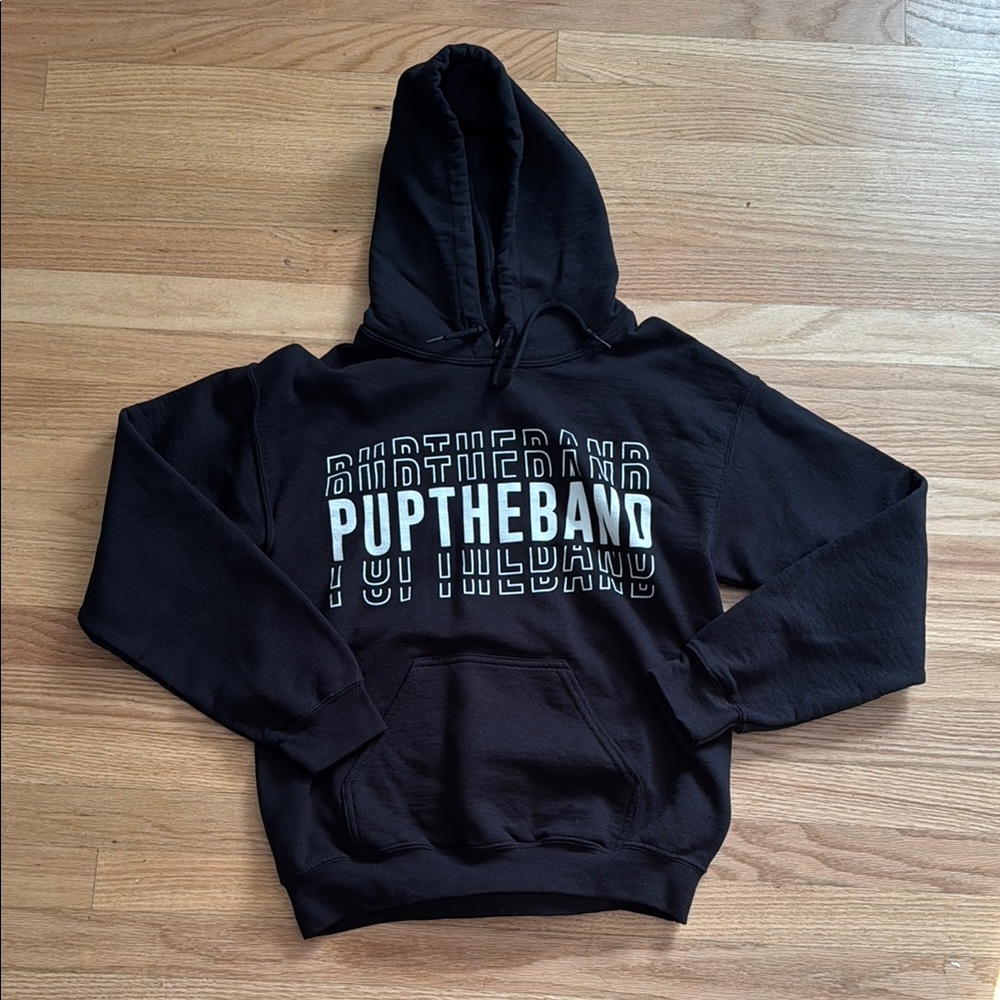Pup the Band - Gildan Black Heavy Blend Hoodie Sz Small